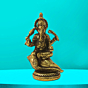 Brass Ganesh Sitting on Shankh  KBH08733