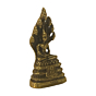 Brass Buddha Idol For Car Dashboard  KBH08755