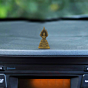 Brass Buddha Idol For Car Dashboard  KBH08755