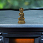 Brass Buddha Idol For Car Dashboard KBH08756
