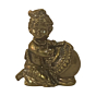 Brass Kano Idol For Car Dashboard 1 Inch KBH08757