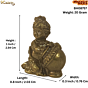 Brass Kano Idol For Car Dashboard 1 Inch KBH08757