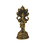 Brass Ganesh Idol For Car Dashboard  KBH08759