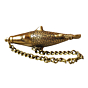 Brass Fish Surmedani Attardani wall hanging showpiece 8 Inch KBH08771