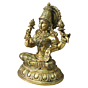 Brass goddess Lakshmi statue KBH08782
