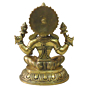 Brass goddess Lakshmi statue KBH08782