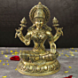 Brass goddess Lakshmi statue KBH08782