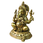 Brass Lord Ganesha Idol KBH08783