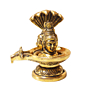 Brass Shivling with Sheshnag 5 Inch KBH08788