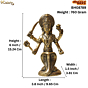 Brass Nageshwari maa Idol 6 Inch KBH08789