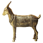 Brass Goat Statue KBH08795