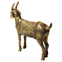 Brass Goat Statue KBH08795