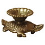 Brass tortoise Candle Stand 1 Inch KBH08804