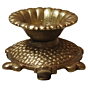 Brass tortoise Candle Stand 1 Inch KBH08804