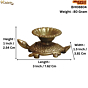 Brass tortoise Candle Stand 1 Inch KBH08804