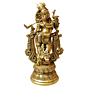 Brass Krishna 12 Inch KBH08822