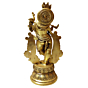 Brass Krishna 12 Inch KBH08822