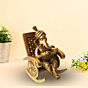 Brass Chair Ganesh Sitting 7 Inch KBH08828