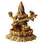 Brass Kamal Saraswati Idol KBH08829