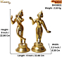 Brass Radha & Krishna 9 Inch KBH08831