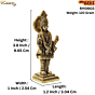 Brass Swaminarayana Idol KBH08833