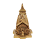 Brass Kedarnath Temple 6 Inch KBH08837