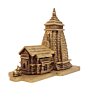 Brass Kedarnath Temple Showpiece for Home Decor & Puja BH08837