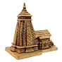 Brass Kedarnath Temple Showpiece for Home Decor & Puja BH08837