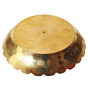 Brass Dish Handcrafted Pure Brass Plate for Puja & Home Decor KBH08838