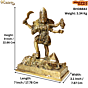Brass Kalika devi 9 Inch KBH08843