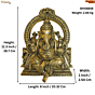 Brass Ganesha Wall Hanging  KBH08848