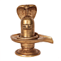 Brass Shivling with Snake Idol for Home Temple BH08989
