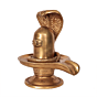Brass Shivling with Snake Idol for Home Temple BH08989