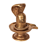 Brass Shivling with Snake Idol for Home Temple BH08989