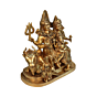 Brass Shiv Family on Nandi  14 Inch KBH08999