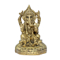 Brass GANESHA 4 Inch KBH09075