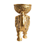Aluminium Elephant Diya Decorative Pooja Oil Lamp for Home Temple & Festive Decor BH09161