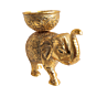 Aluminium Elephant Diya Decorative Pooja Oil Lamp for Home Temple & Festive Decor BH09161