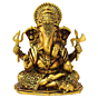 Brass Ganesha Idol KBH09201