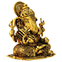 Brass Ganesha Idol KBH09201