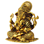 Brass Ganesha Idol KBH09201