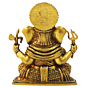 Brass Ganesha Idol KBH09201