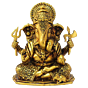 Brass Ganesha Idol KBH09201