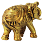 Brass Elephant Miniature KBH09204
