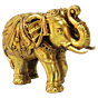 Brass Elephant Miniature KBH09204