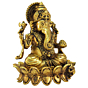 Brass Ganesha 3 Inch KBH09212