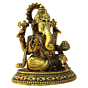 Brass Ganesha Idol KBH09213
