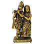 Brass Radha Krishna Set  KBH09214