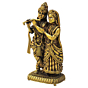 Brass Radha Krishna Set  KBH09214