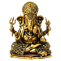 Brass Ganesha 3 Inch KBH09215
